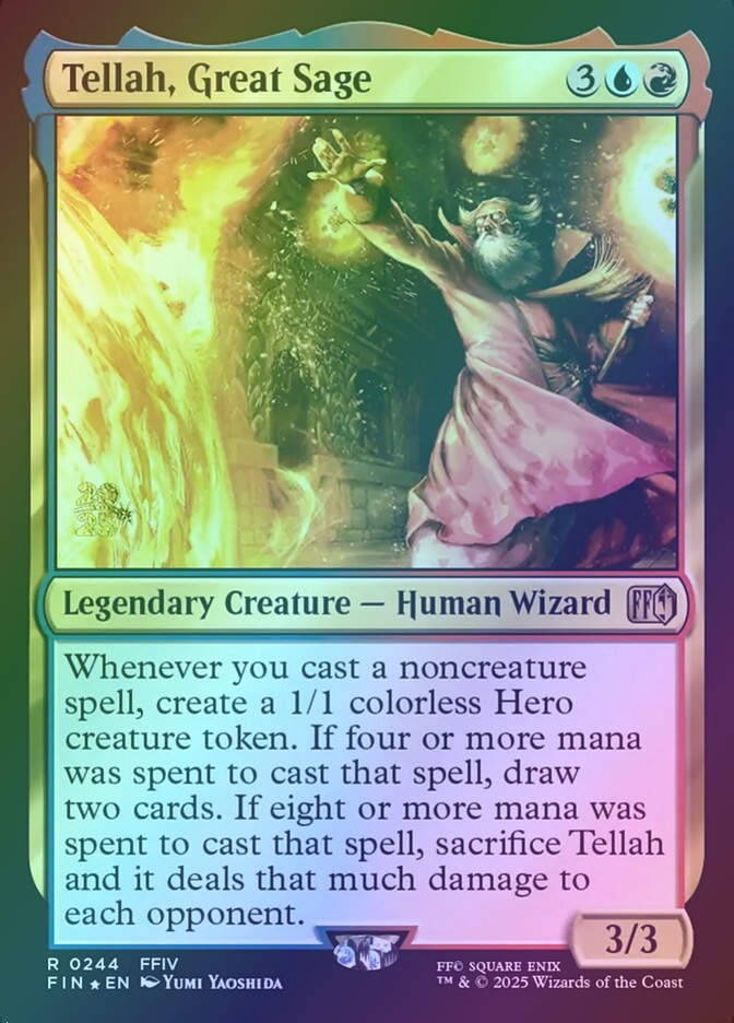 Tellah, Great Sage (PFIN) (244s) / Foil