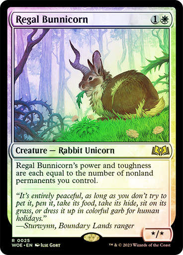 Regal Bunnicorn (woe) / Foil