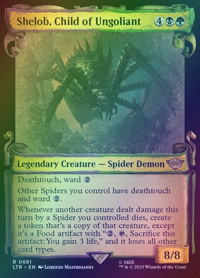 Shelob, Child of Ungoliant (LTR) (681) / Showcase / Foil