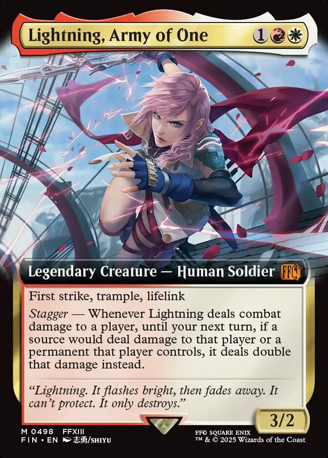 Lightning, Army of One (FIN) (498) / Extended Art