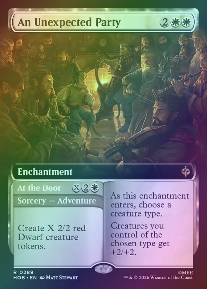 An Unexpected Party // At the Door (HOB) (289) / Extended Art / Foil
