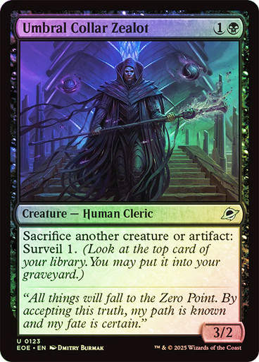 Umbral Collar Zealot (EOE) (123) / Foil