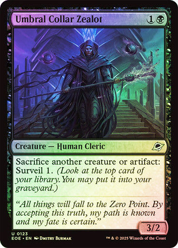 Umbral Collar Zealot (EOE) (123) / Foil