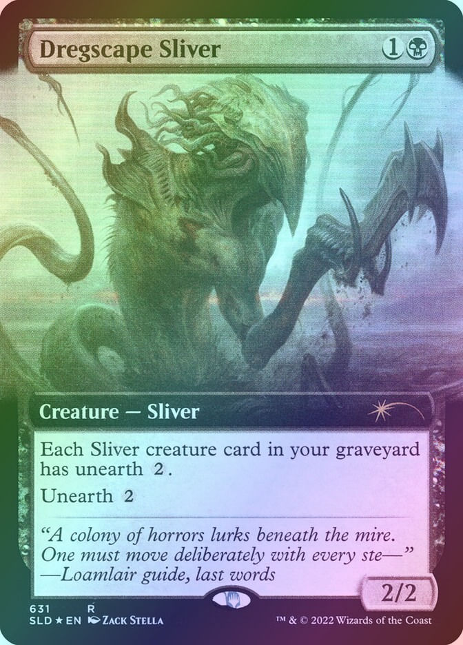 Dregscape Sliver (SLD) (631) / Extended Art / Foil