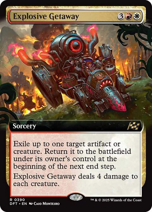 Explosive Getaway (DFT) (390) / Extended Art