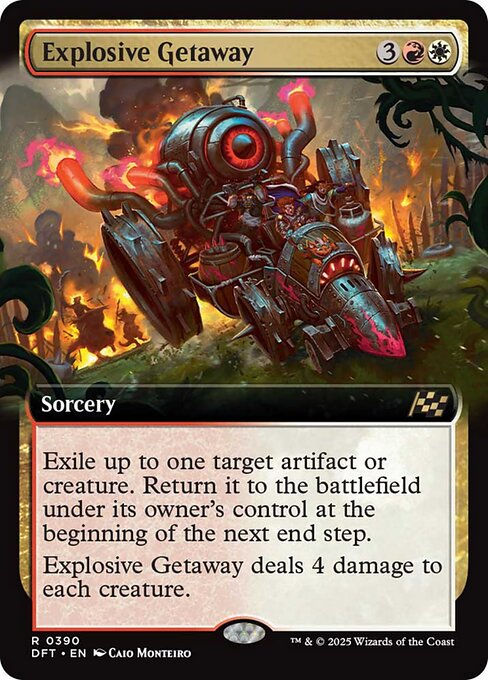 Explosive Getaway (DFT) (390) / Extended Art