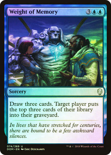 Weight of Memory (DOM) (74) / Foil