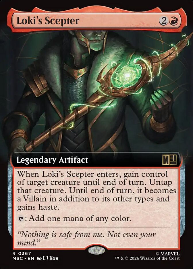 Loki's Scepter (MSC) (367) / Extended Art
