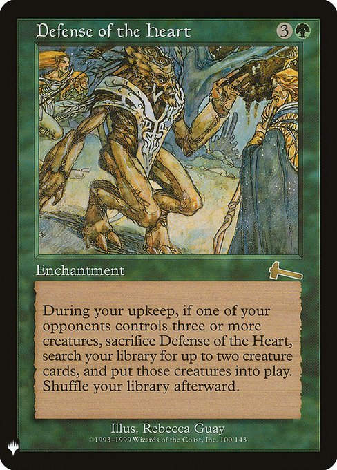 Defense of the Heart (PLST) (ULG-100)