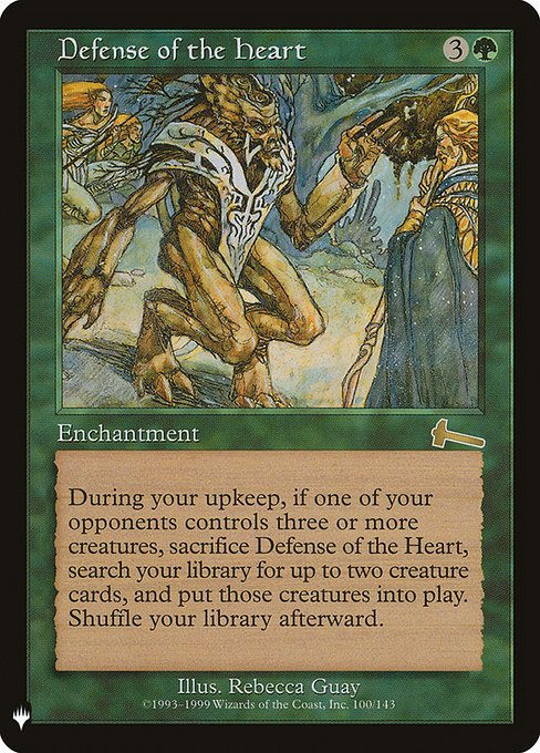 Defense of the Heart (PLST) (ULG-100)