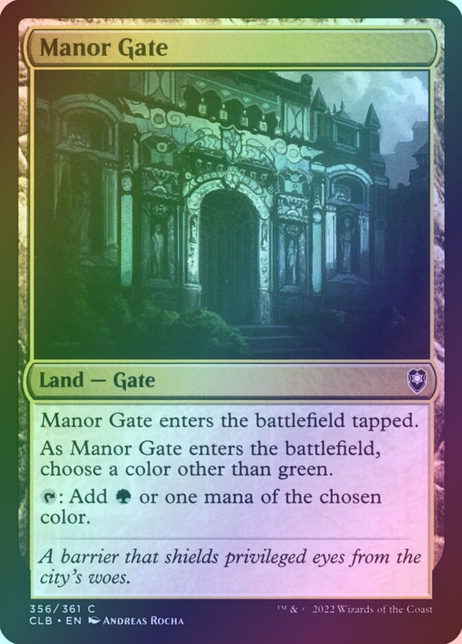 Manor Gate (CLB) (356) / Foil