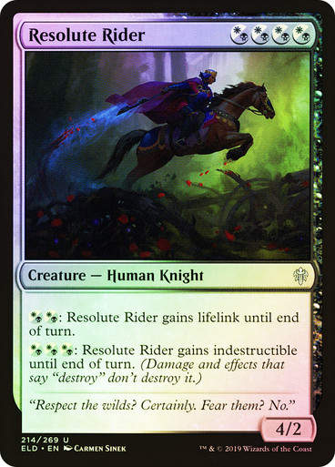 Resolute Rider (ELD) (214) / Foil