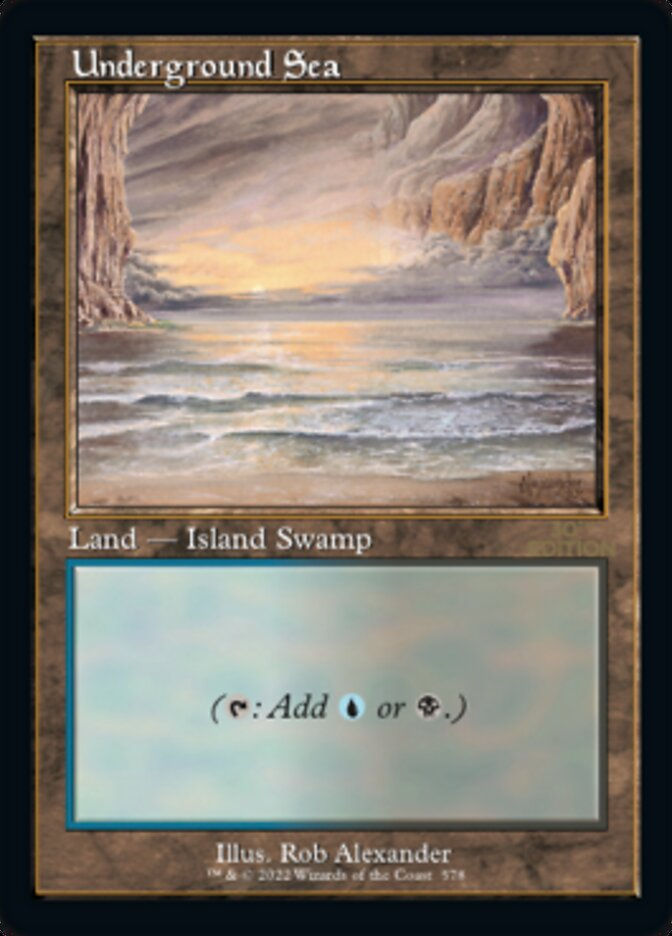 Underground Sea (30a) / Retro Frame