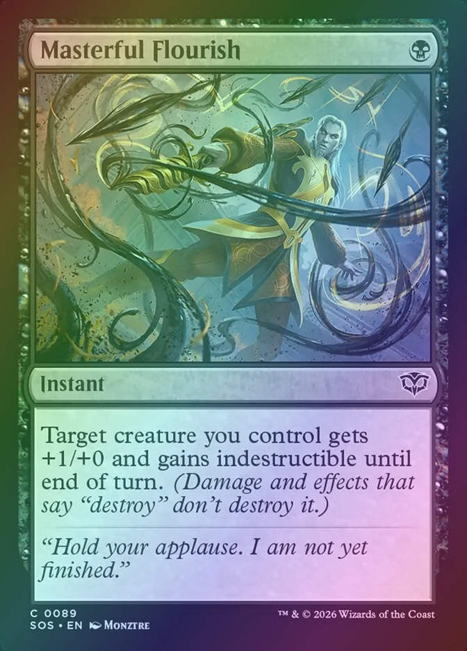 Masterful Flourish (SOS) (89) / Foil