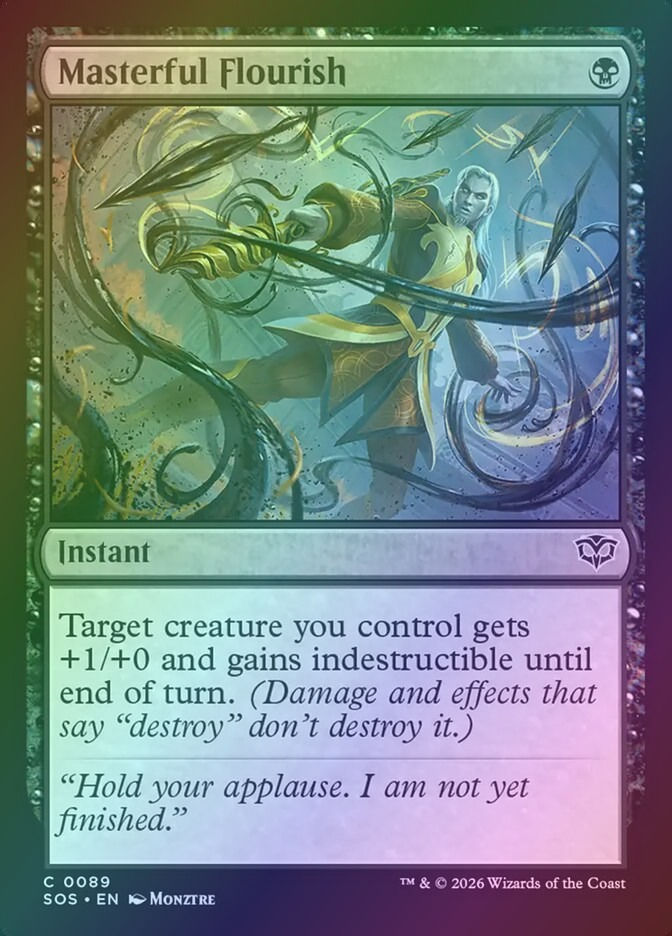 Masterful Flourish (SOS) (89) / Foil
