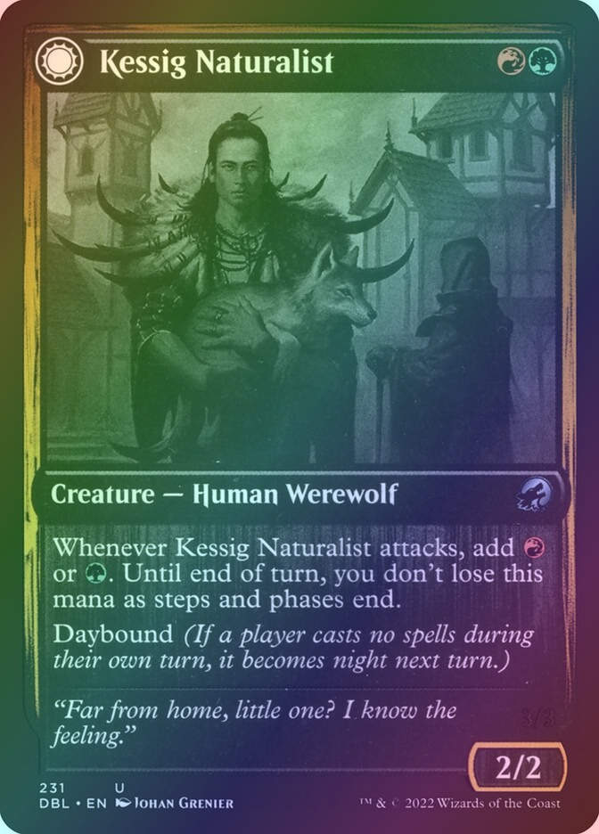 Kessig Naturalist // Lord of the Ulvenwald (DBL) (231) / Foil