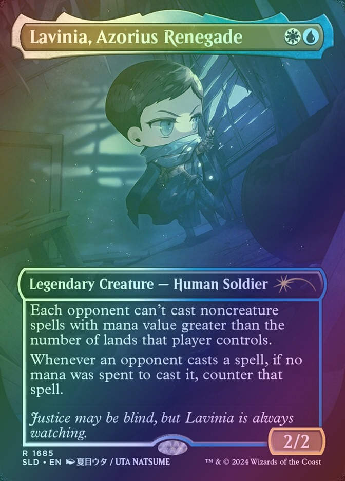 Lavinia, Azorius Renegade (SLD) (1685) / Borderless / Foil