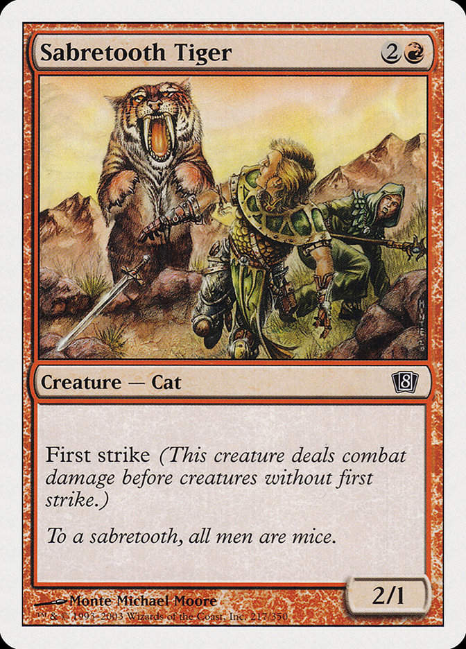 Sabretooth Tiger (8ED) (217)