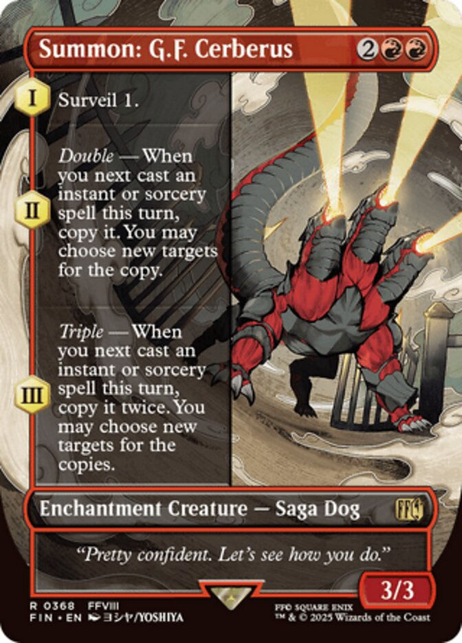Summon: G.F. Cerberus (FIN) (368) / Borderless