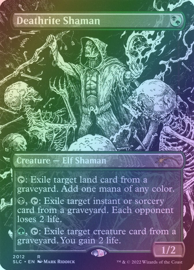 Deathrite Shaman (SLC) (2012) / Borderless / Foil