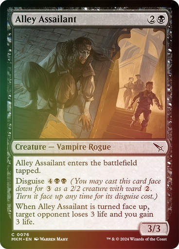 Alley Assailant (mkm) (76) / Foil