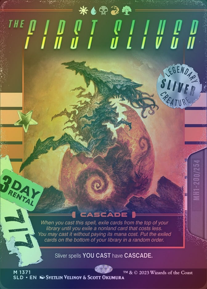 The First Sliver (SLD) (1371) / Borderless / Foil