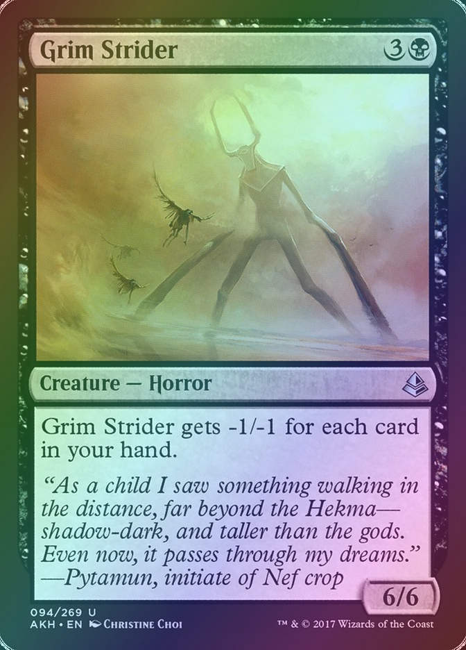Grim Strider (AKH) (94) / Foil