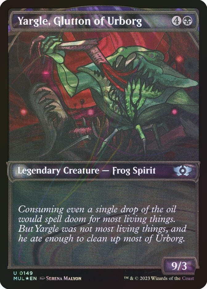 Yargle, Glutton of Urborg (MUL) (149) / Showcase / Halo Foil