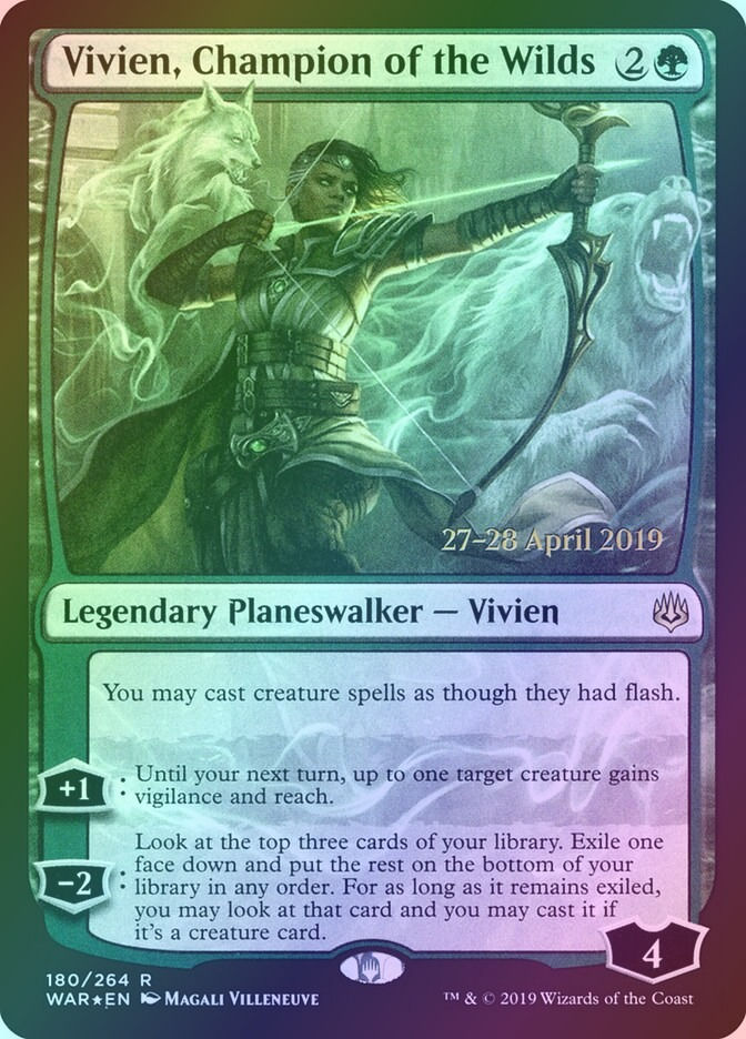 Vivien, Champion of the Wilds (PWAR) (180s) / Foil