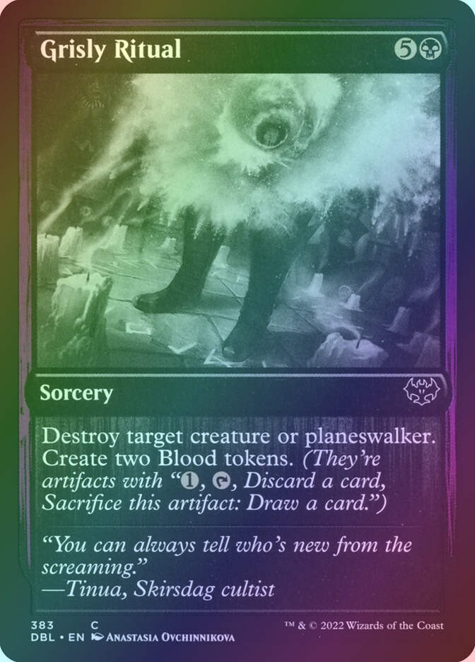 Grisly Ritual (DBL) (383) / Foil