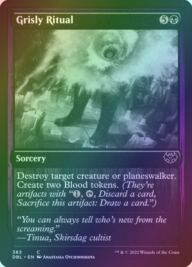 Grisly Ritual (DBL) (383) / Foil