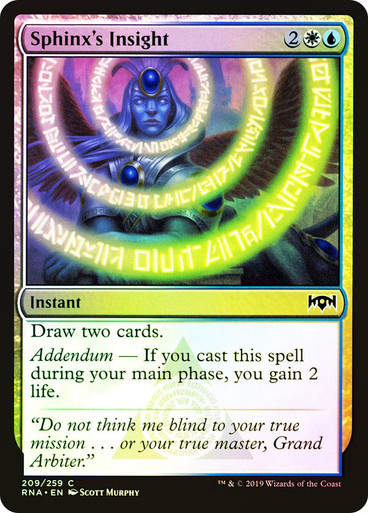 Sphinx's Insight (RNA) (209) / Foil