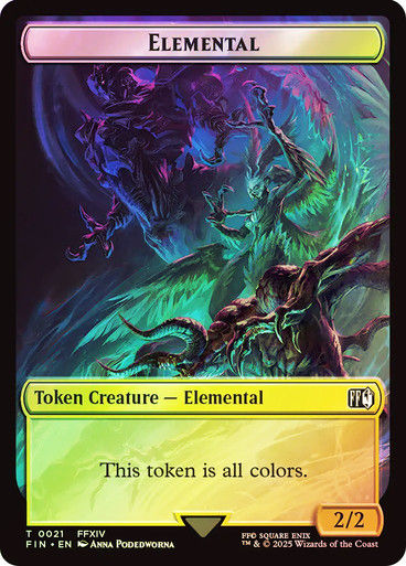 Elemental // Hero Token T09 (TFIN) / Foil — cara 1 de 2