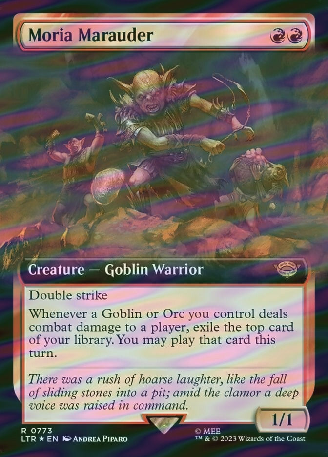 Moria Marauder (LTR) (773) / Extended Art / Surge Foil