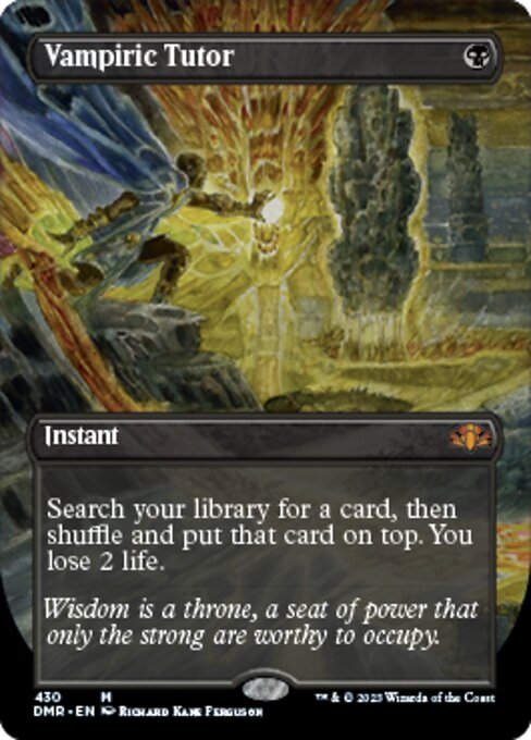 Vampiric Tutor (DMR) / Borderless