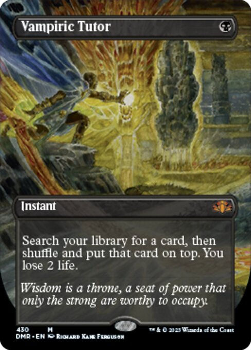Vampiric Tutor (DMR) / Borderless