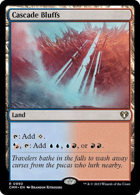 Cascade Bluffs (cmm) (Commander Deck)