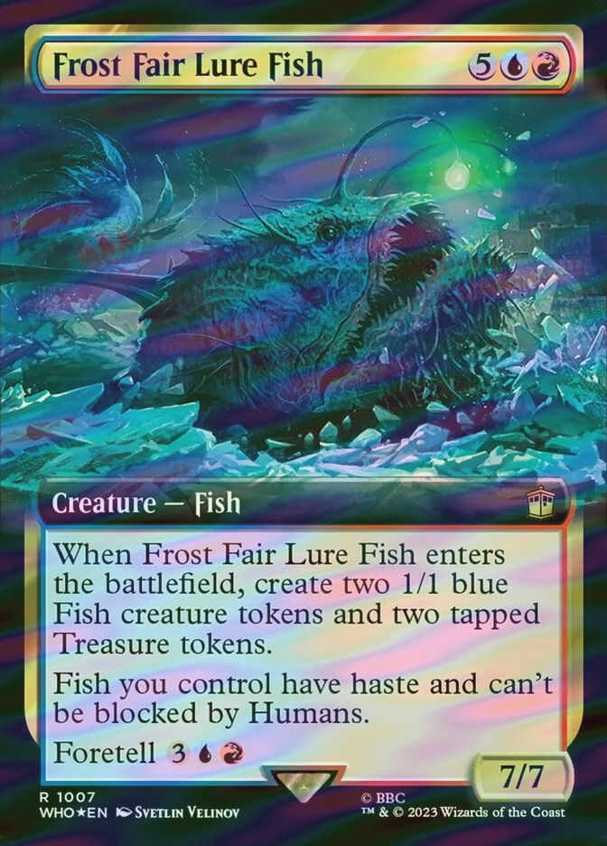 Frost Fair Lure Fish (WHO) (1007) / Extended Art / Surge Foil