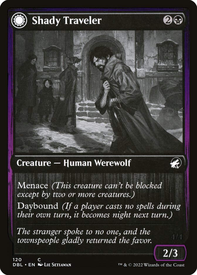 Shady Traveler // Stalking Predator (DBL) (120)