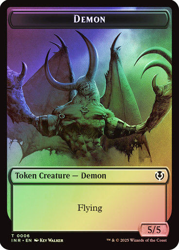 Demon (TINR) (6) // Human Cleric (TINR) (19) / Foil — cara 1 de 2