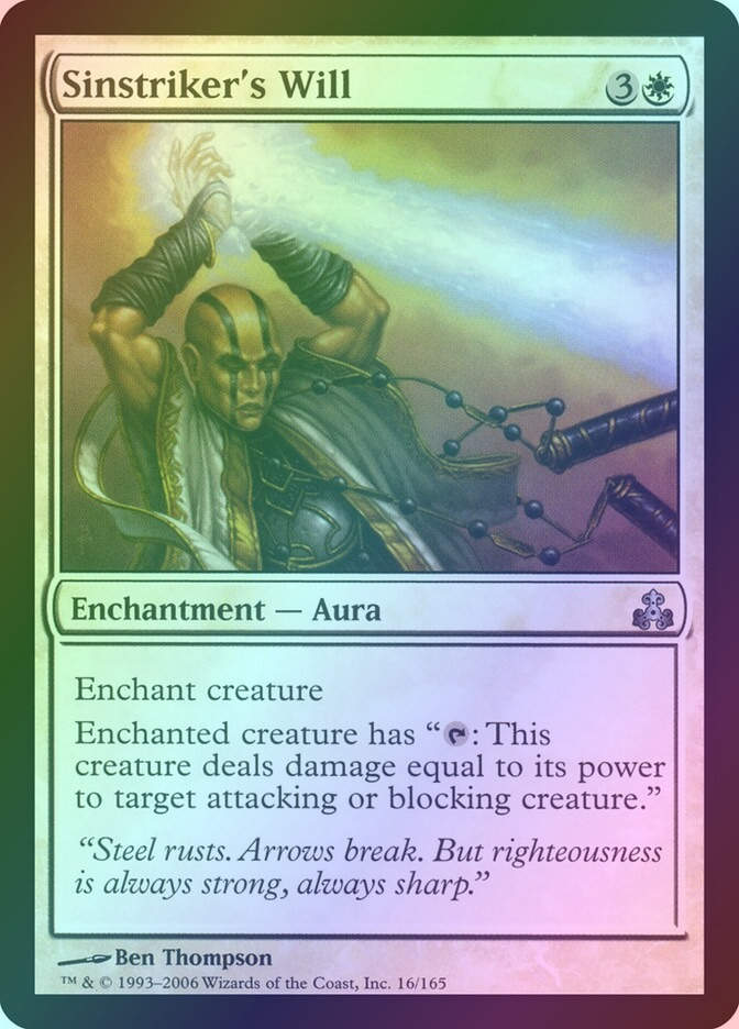 Sinstriker's Will (GPT) (16) / Foil