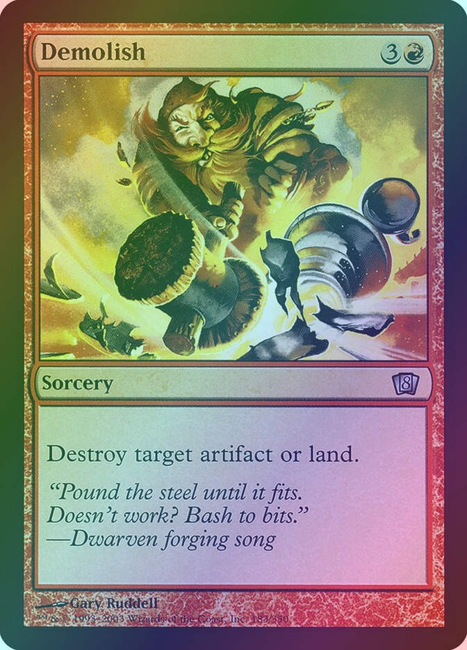 Demolish (8ED) (183★) / Foil