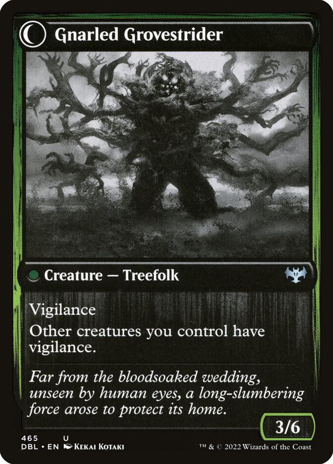 Dormant Grove // Gnarled Grovestrider (DBL) (465) — cara 2 de 2