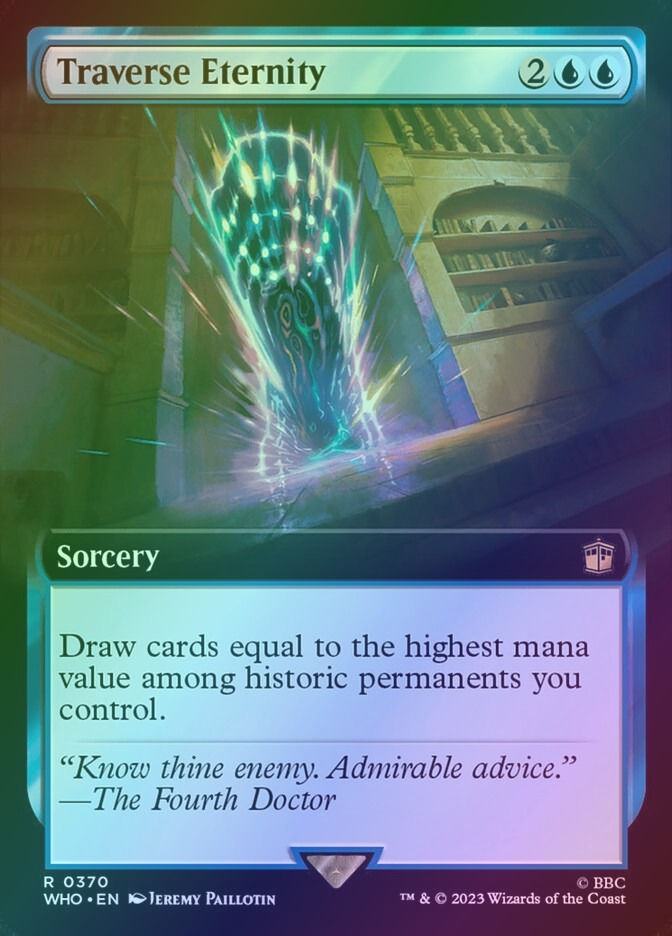 Traverse Eternity (WHO) (370) / Extended Art / Foil