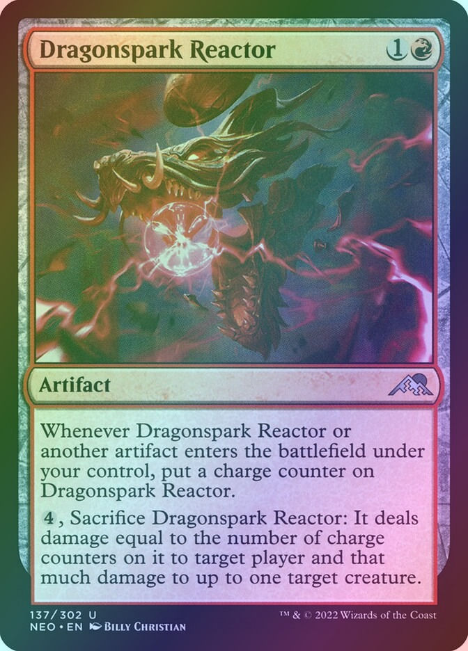 Dragonspark Reactor (NEO) (137) / Foil