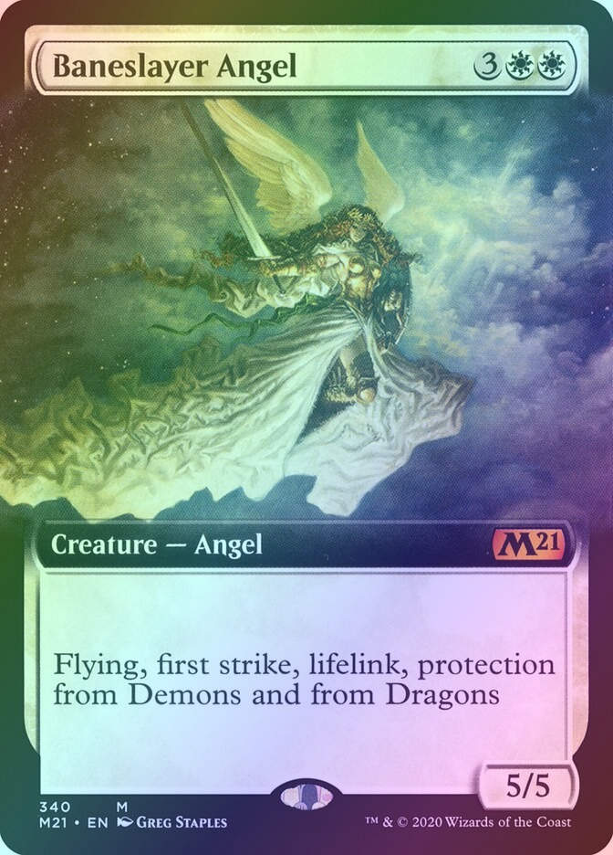 Baneslayer Angel (M21) (340) / Extended Art / Foil