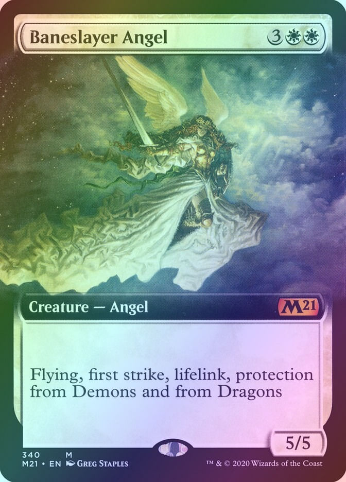 Baneslayer Angel (M21) (340) / Extended Art / Foil