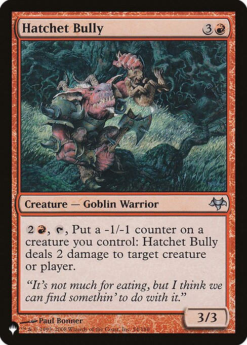 Hatchet Bully (PLST) (EVE-54)
