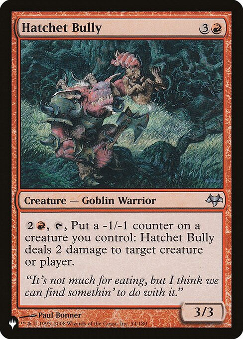 Hatchet Bully (PLST) (EVE-54)