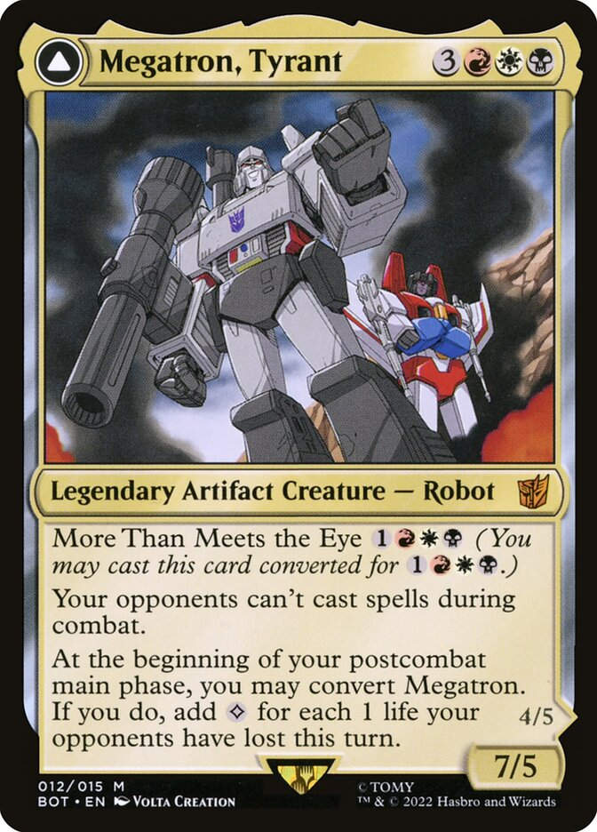 Megatron, Tyrant // Megatron, Destructive Force (BOT) (12)
